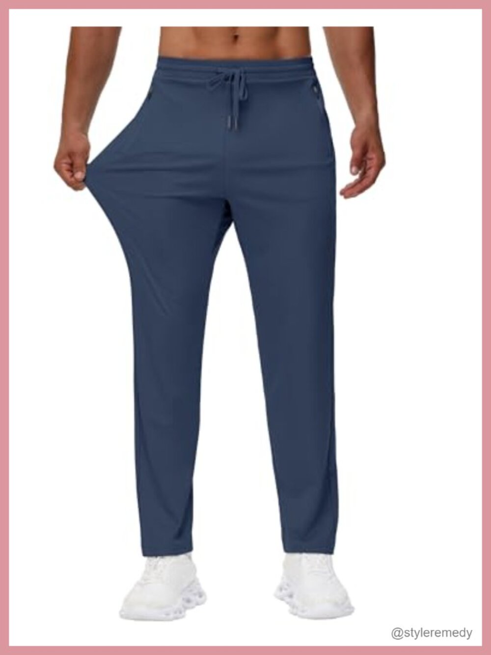 Tall Athletic Joggers Sweatpants with Zipper Pockets
